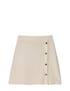 Knitted Short Skirt, Sander Skirts Short Skirts Cream Ivo Nikkolo