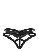 Athena R String / Open Crotch G-streng Undertøj Black Hunkemöller