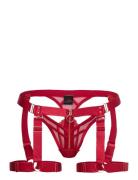 Sable Hl String Tr Suspender G-streng Undertøj Red Hunkemöller