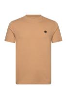 Short Sleeve Tee Designers T-Kortærmet Skjorte Beige Timberland