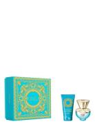 Gift Set Dylan Turquoise Pour Femme Edt + Body Lotion Parfume Sæt Nude...