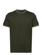 Twin Tipped T-Shirt Designers T-Kortærmet Skjorte Green Fred Perry