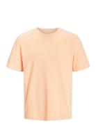 Jjeorganic Basic Tee Ss O-Neck Noos Tops T-Kortærmet Skjorte Orange Ja...