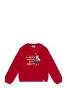 Sweater L/S Tops Sweatshirts & Hoodies Sweatshirts Red United Colors O...