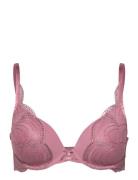 Ruby Padded Underwired Bra Lingerie Bras & Tops Wired Bras Pink Hunkem...