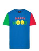 Lwtano 628 - T-Shirt S/S Tops T-Kortærmet Skjorte Blue LEGO Kidswear