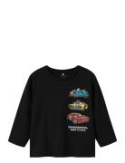 Nmmdrum Hotwheels Ls Nreg Top Sky Tops T-shirts Long-sleeved T-Skjorte...