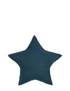 Star Cushion In Washed French Linen L1N0 Home Kids Decor Cushions Blue...