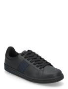 B721 Lthr/Tape Detail Low-top Sneakers Black Fred Perry