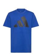 J Bl Tee 160 Tops T-Kortærmet Skjorte Blue Adidas Sportswear