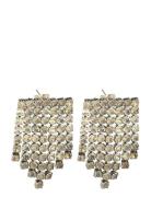 Earrings Wide Chunky Waterfall Ørestickere Smykker Silver Lindex