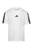 J 3S Tee 160 Tops T-Kortærmet Skjorte White Adidas Sportswear