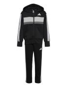 J 3S Tib Fl Ts Sets Tracksuits Black Adidas Sportswear