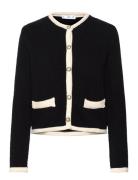 Knitted Butt D Jacket Tops Knitwear Cardigans Black Mango