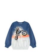 Monti Tops Sweatshirts & Hoodies Sweatshirts Blue Molo