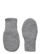 Mittens Wool Knit Accessories Gloves & Mittens Gloves Grey Huttelihut