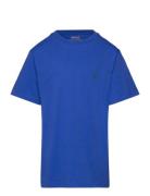 Cotton Jersey Crewneck Tee Tops T-Kortærmet Skjorte Blue Ralph Lauren ...