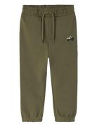 Nmmvallen Nreg Swe Pant Bru Bottoms Sweatpants Khaki Green Name It