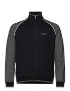 Tracksuit Jacket Tops Sweatshirts & Hoodies Sweatshirts Black BOSS