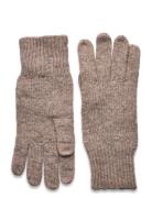 Knit Gloves Accessories Gloves Finger Gloves Brown Mango