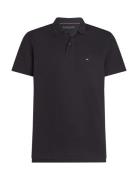 Oxford Two T Reg Polo Tops Polos Short-sleeved Black Tommy Hilfiger