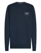 Monotype Label Sweatshirt Tops Sweatshirts & Hoodies Sweatshirts Navy ...