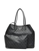 Eco Victtoria Lrg 2 In 1 Tote Bags Totes Black GUESS