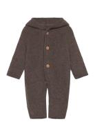 Pram Suit Pixie Wool Fleece Outerwear Fleece Outerwear Fleece Coverall...