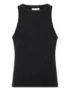 Racer Top Tops T-shirts Sleeveless Black HAN Kjøbenhavn