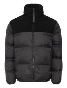 Sherpa Puffer Jacket Foret Jakke Black Calvin Klein Jeans