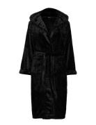 Decoy Long Robe W/Hood Morgenkåbe Black Decoy