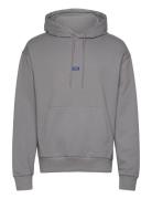 Nalonso Tops Sweatshirts & Hoodies Hoodies Grey HUGO BLUE