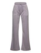 Jc Diamante Wide Leg Jogger Bottoms Sweatpants Grey Juicy Couture