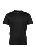 T-Shirt Tops T-Kortærmet Skjorte Black Emporio Armani