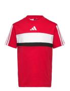 J 3S Tib T Tops T-Kortærmet Skjorte Red Adidas Sportswear