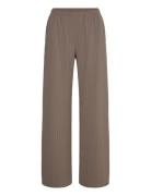 Pull On Suiting Trousers Vide Bukser Beige Weekday