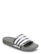 Adilette Shower Sport Summer Shoes Sandals Pool Sliders Silver Adidas ...