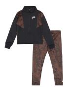 Re-Tricot Set Sets Tracksuits Brown Nike