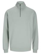 Jjebradley Sweat Half Zip Noos Tops Sweatshirts & Hoodies Sweatshirts ...