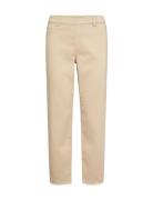 Sc-Nadira Bottoms Trousers Straight Leg Beige Soyaconcept