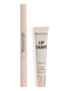 Revolution Lip Shape Kit Rose Pink Lip Liner Makeup Pink Revolution Be...