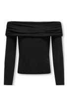 Kogamour L/S Offshoulder Top Cp Jrs Tops T-shirts Long-sleeved T-Skjor...