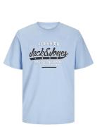 Jjelogo Tee Ss O-Neck 2 Col Ss25 Sn Tops T-Kortærmet Skjorte Blue Jack...