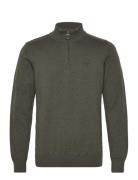 Barbour Cotton Half Zip Knitted Jumper Designers Knitwear Half Zip Jum...