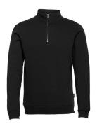 Onsceres Half Zip Sweat Tops Sweatshirts & Hoodies Sweatshirts Black O...