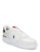 Masters Court Suede-Leather Sneaker Low-top Sneakers White Polo Ralph ...