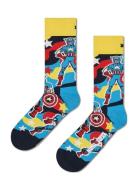 Marvel™ Captain America Sock Underwear Socks Regular Socks Blue Happy ...