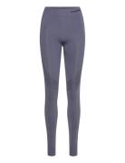 Hmlshaping Seamless Mw Tights Sport Running-training Tights Blue Humme...