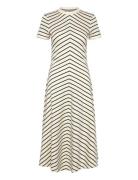 Modern F&F Midi Dress Knælang Kjole Navy Tommy Hilfiger