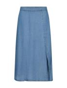 Sc-Liv Skirts Knee-length & Midi Skirts Blue Soyaconcept